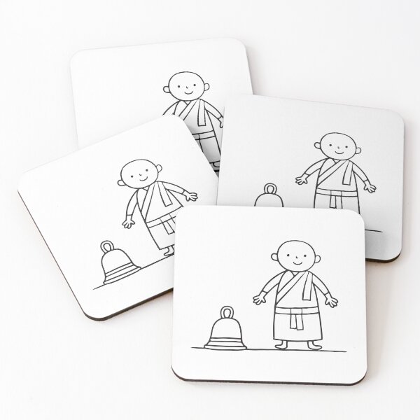 Item preview, Monk Standing Near Vihara Bell designed and sold by rasagamastore.