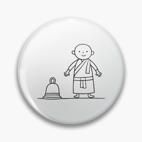 Item preview, Monk Standing Near Vihara Bell designed and sold by rasagamastore.