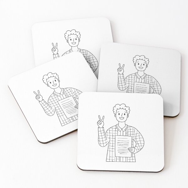 Item preview, Student with Certificate and Victory Sign designed and sold by rasagamastore.
