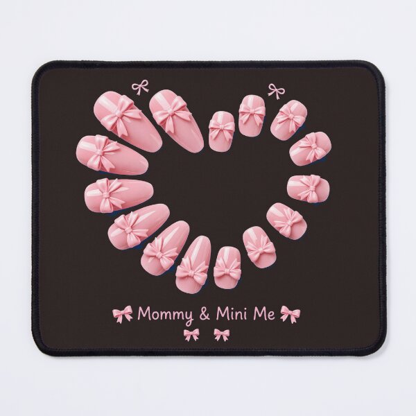 Item preview, Mom Daughter Couple Bow Nails Phone Case designed and sold by HoMya.