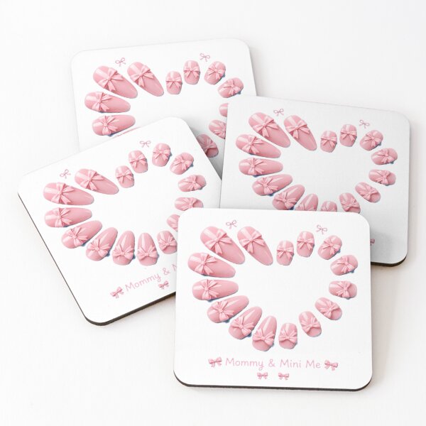 Item preview, Mom Daughter Couple Bow Nails Phone Case designed and sold by HoMya.