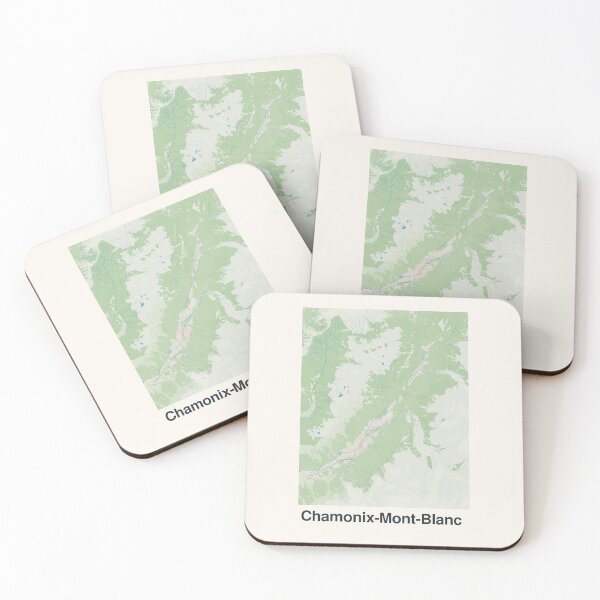 Item preview, Chamonix Minimalistic Map Art designed and sold by MapsNerd.