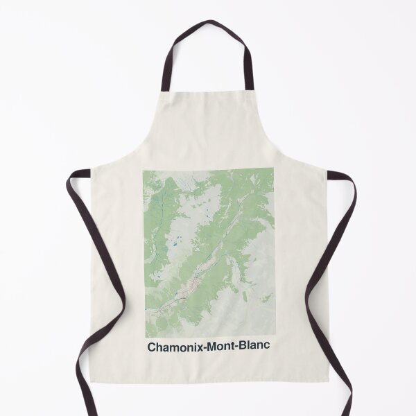 Item preview, Chamonix Minimalistic Map Art designed and sold by MapsNerd.