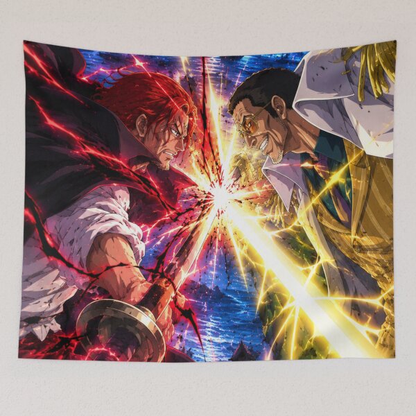 Item preview, Shanks Vs Kizaru designed and sold by jinwooo.