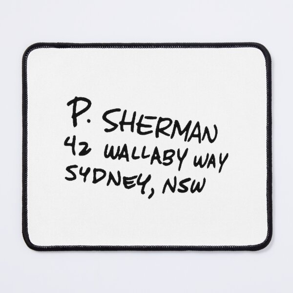 Item preview, Finding Nemo Inspired P Sherman 42 Wallaby Way Design designed and sold by styleluxscom.