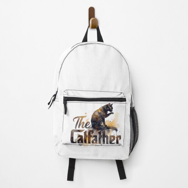 Item preview, The Catfather - Funny Black Cat Dad Parody designed and sold by PurrfectHome.
