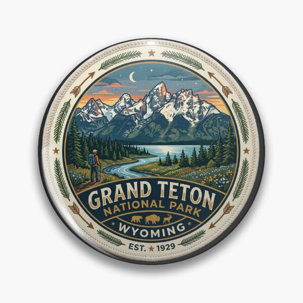 Item preview, Grand Teton National Park Wyoming designed and sold by TulipaGraphics.