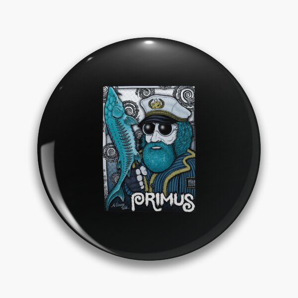 Item preview, Primus Inspired Captain Fish Art designed and sold by HowardWill.