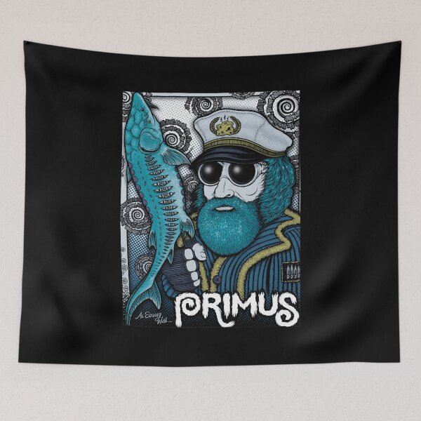 Item preview, Primus Inspired Captain Fish Art designed and sold by HowardWill.