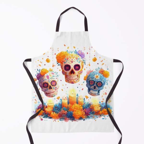 Item preview, Sugar skulls ofrenda Mexican Art designed and sold by Instant Printing.