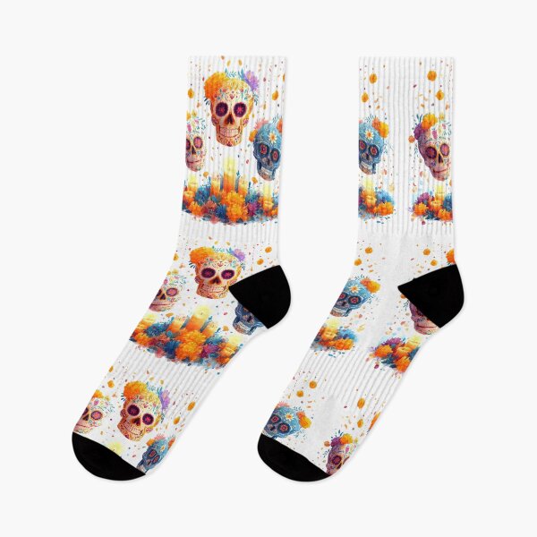 Item preview, Sugar skulls ofrenda Mexican Art designed and sold by Instant Printing.
