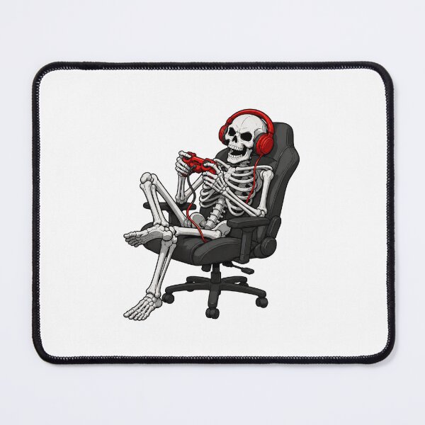Item preview, Skeleton Gamer Chair Controller Tangles Funny designed and sold by OlyvieArt.