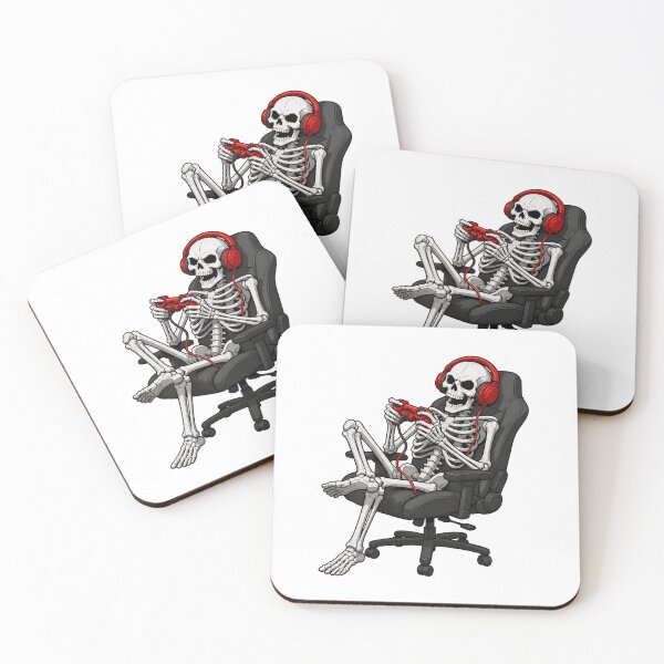 Item preview, Skeleton Gamer Chair Controller Tangles Funny designed and sold by OlyvieArt.