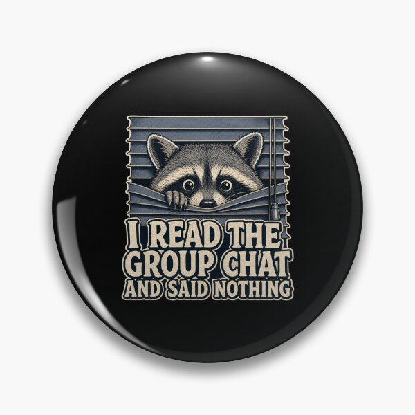 Item preview, I Read The Group Chat And Said Nothing Shirt, Funny Introvert T-Shirt, Group Chat Humor Tee, Relatable Funny Gift Shirt, Vintage Raccoon Graphic designed and sold by TshirtsLabs.