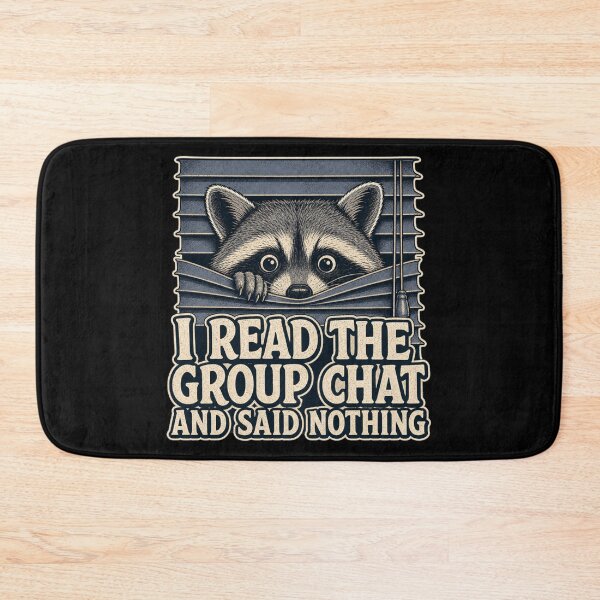 Item preview, I Read The Group Chat And Said Nothing Shirt, Funny Introvert T-Shirt, Group Chat Humor Tee, Relatable Funny Gift Shirt, Vintage Raccoon Graphic designed and sold by TshirtsLabs.
