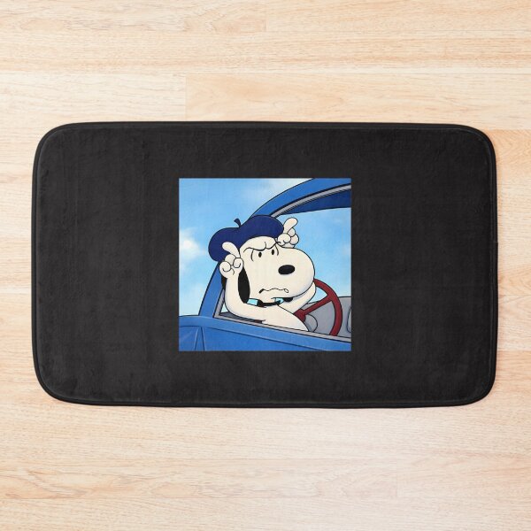 Item preview, Angry Snoopy Driving Cartoon Dog Illustration Design designed and sold by wallflower2war.