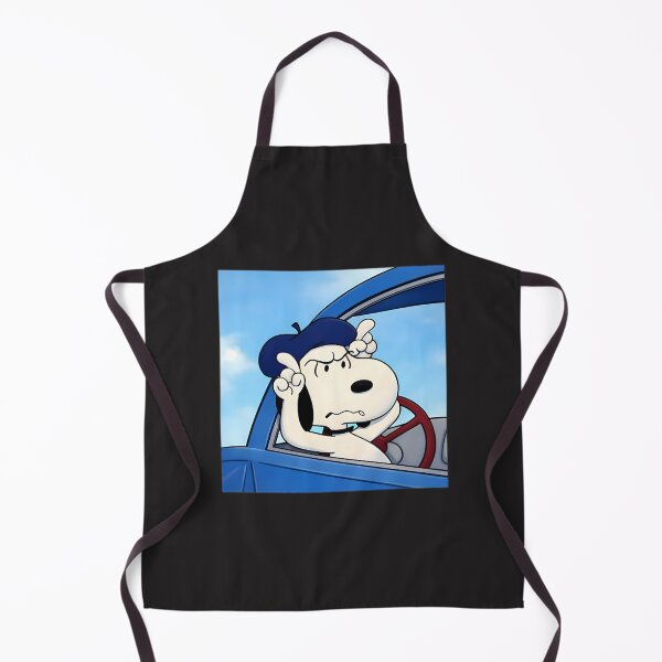 Item preview, Angry Snoopy Driving Cartoon Dog Illustration Design designed and sold by wallflower2war.