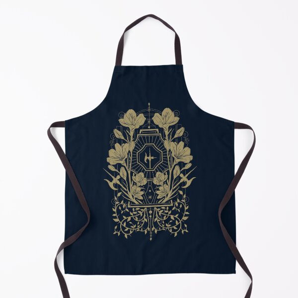 Item preview, Gold Floral Geometry Crest Ornament designed and sold by DulceHardeny.