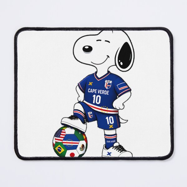 Item preview, Funny Snoopy Soccer Player Design for Cabo Verde World Cup Fans designed and sold by wallflower2war.