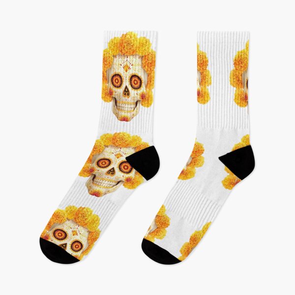 Item preview, Sugar skull Marigold La Calavera designed and sold by Instant Printing.