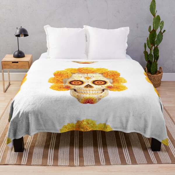 Item preview, Sugar skull Marigold La Calavera designed and sold by Instant Printing.