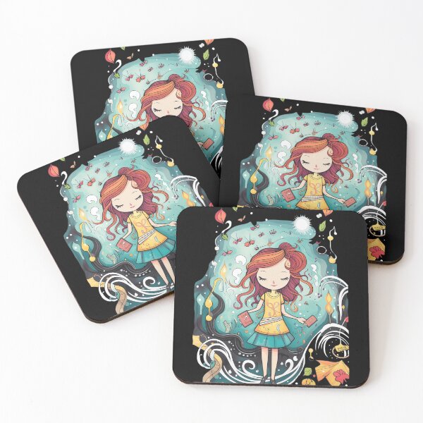 Item preview, Dreamy Girl Illustration designed and sold by HowardWill.