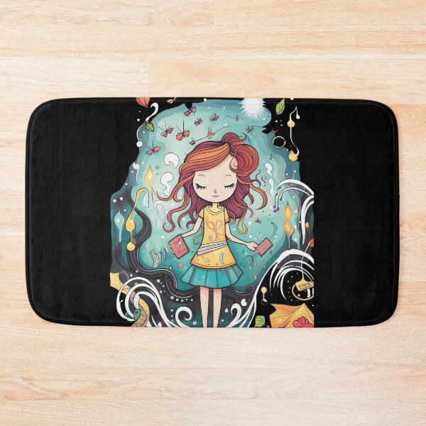 Item preview, Dreamy Girl Illustration designed and sold by HowardWill.