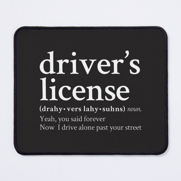 Item preview, Drivers License Inspired Design by Olivia Rodrigo Fan Art designed and sold by mandacek.