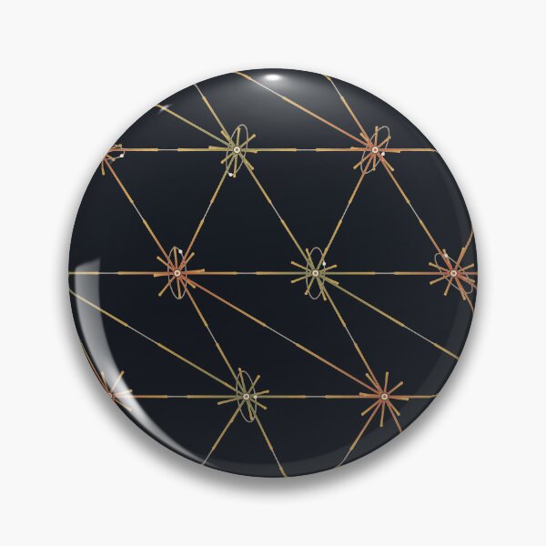 Item preview, Atomic Sputnik Starburst Network Mid Century Modern Pattern designed and sold by KungPowUnicorn.
