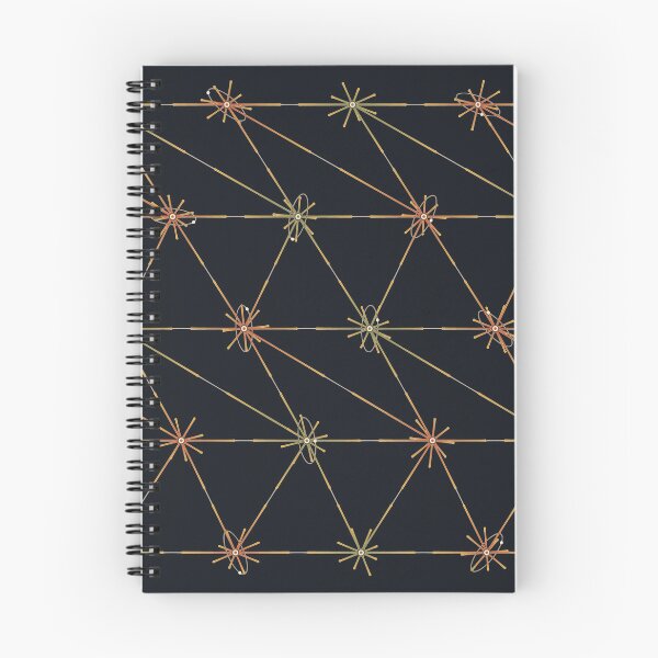 Item preview, Atomic Sputnik Starburst Network Mid Century Modern Pattern designed and sold by KungPowUnicorn.