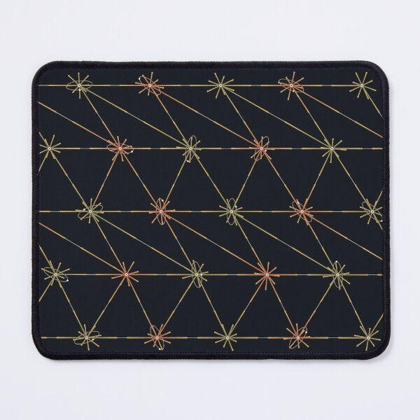 Item preview, Atomic Sputnik Starburst Network Mid Century Modern Pattern designed and sold by KungPowUnicorn.