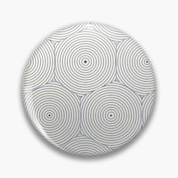 Item preview, Japanese Tide Pool Ripple Line Art Geometric Contour Grid Pattern designed and sold by KungPowUnicorn.