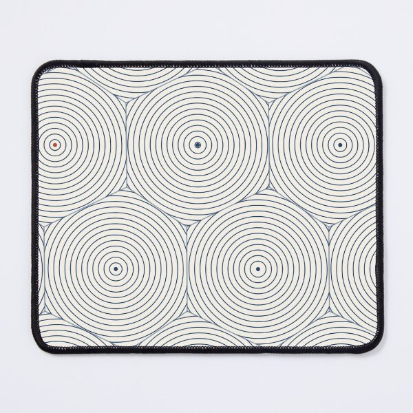 Item preview, Japanese Tide Pool Ripple Line Art Geometric Contour Grid Pattern designed and sold by KungPowUnicorn.