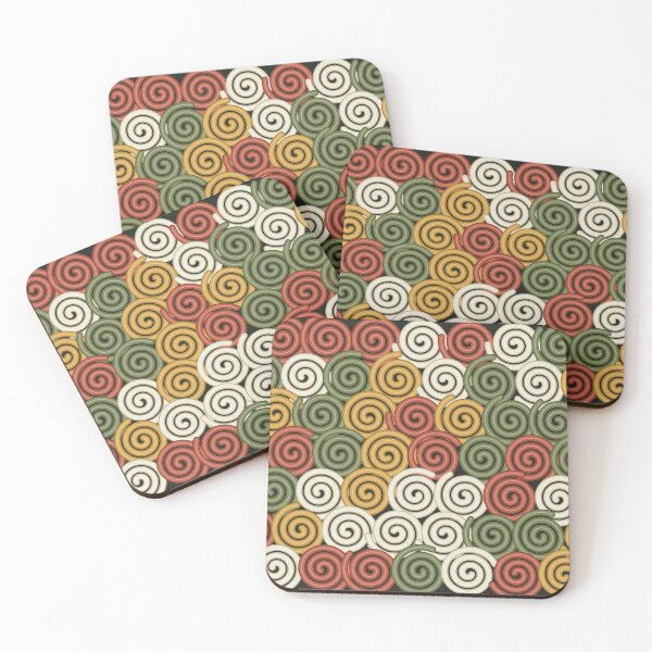 Item preview, 70s Retro Swirl Spiral Pattern Vintage Groovy Earth Tone Pop Art designed and sold by KungPowUnicorn.