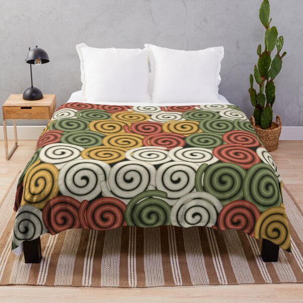 Item preview, 70s Retro Swirl Spiral Pattern Vintage Groovy Earth Tone Pop Art designed and sold by KungPowUnicorn.