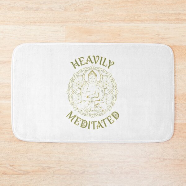 Item preview, Golden Line Art Meditating Buddha Mandala Sacred Geometry designed and sold by troyjamess.