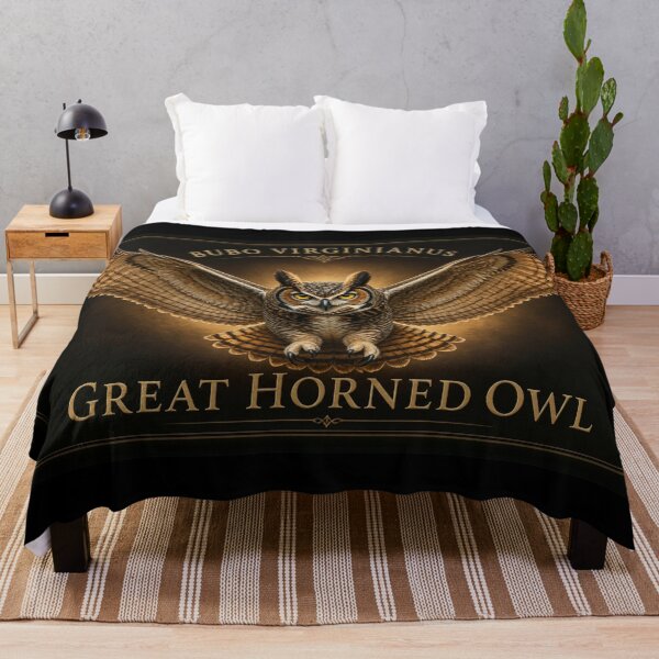 Item preview, Great Horned Owl – Bubo virginianus – Premium Round Emblem designed and sold by The Digital Compass.