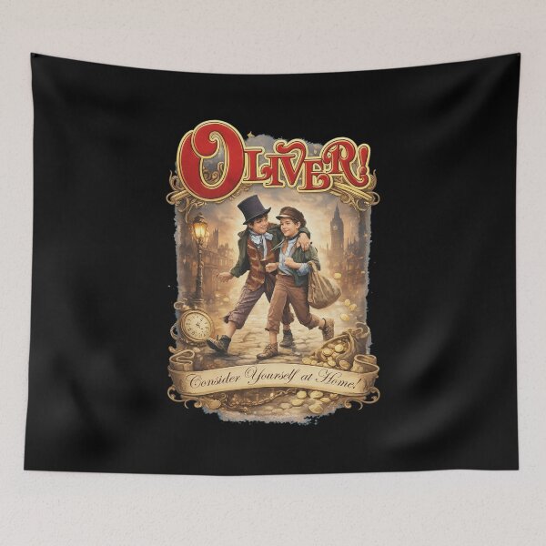 Item preview, Oliver! Musical Victorian Street Friendship Art designed and sold by HowardWill.