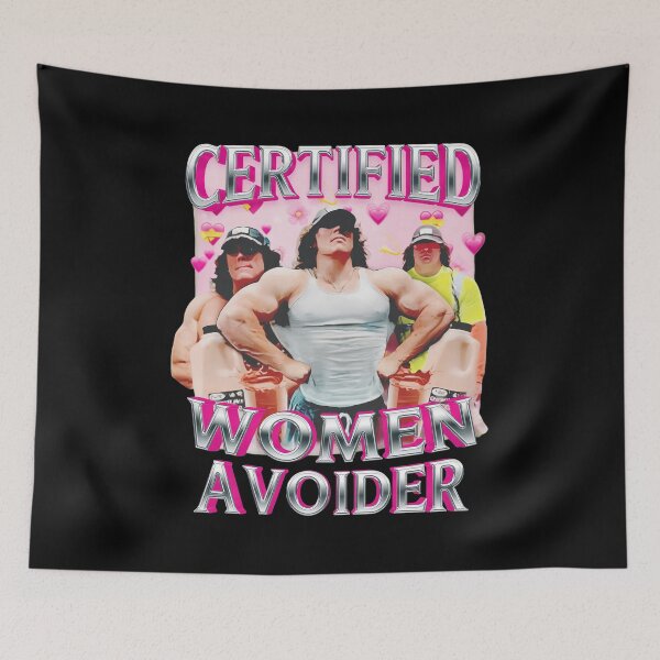 Item preview, Certified Women Avoider Funny Muscle Guy Design designed and sold by HowardWill.