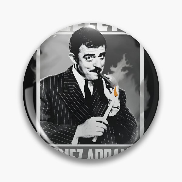 Artikelvorschau, Elect Gomez Addams inspirierte Vintage-Stil-Raucherillustration entworfen und verkauft von saidbouker.