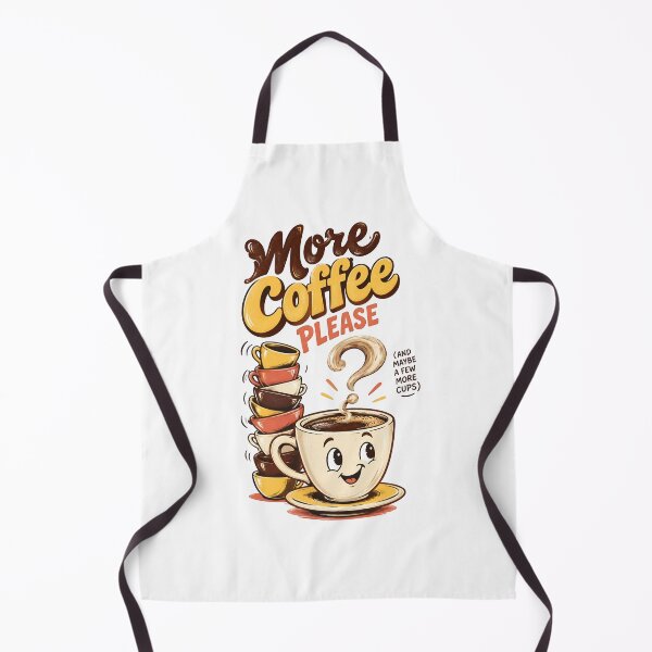 Item preview, More Coffee Please Cute Stacked Cups designed and sold by Sovereign Supply Co..