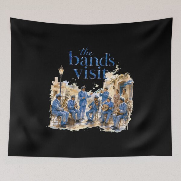 Item preview, The Band's Visit Watercolor Music Performers Art designed and sold by HowardWill.
