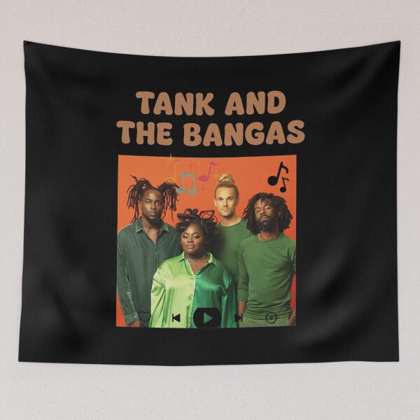 Item preview, Tank and The Bangas Band Music Fan Art designed and sold by HowardWill.