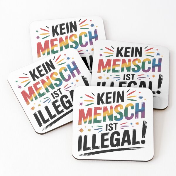 Artikelvorschau, Kein Mensch ist illegal – Erklärung für Menschenrechte und Solidarität entworfen und verkauft von LoFizzy.