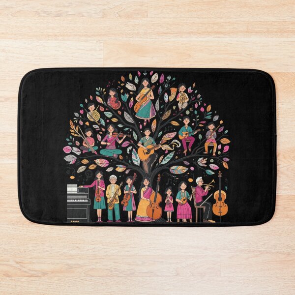 Item preview, Musical Ensemble Tree Art designed and sold by HowardWill.
