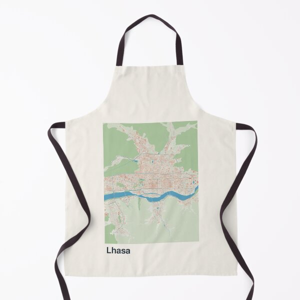 Item preview, Lhasa Minimalistic Map Art designed and sold by MapsNerd.