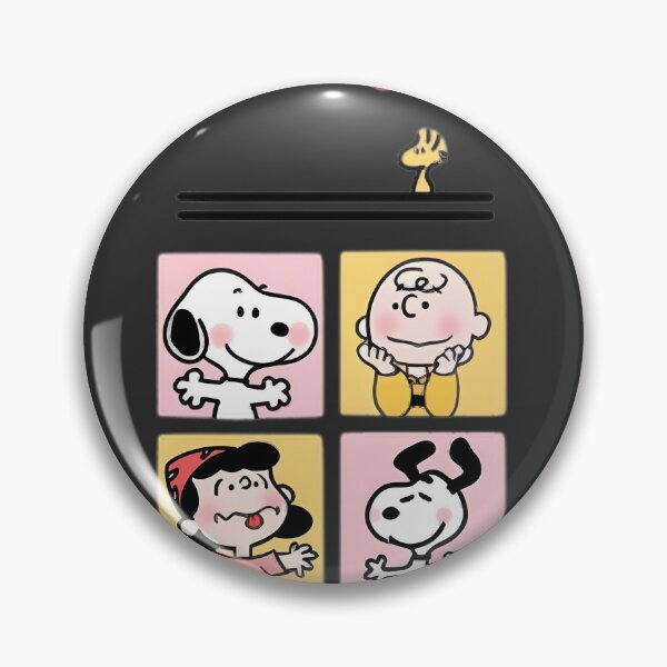 Item preview, Cute Snoopy and Friends Enjoying a Nice Day Retro Grid Design designed and sold by MasonTheGamer.