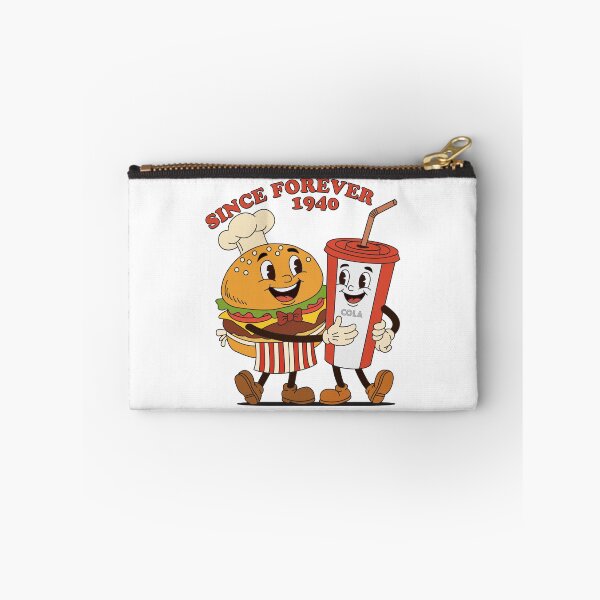Item preview, Vintage Retro Hamburger Cola Mascot - Since Forever 1940 designed and sold by KozbiDesign.