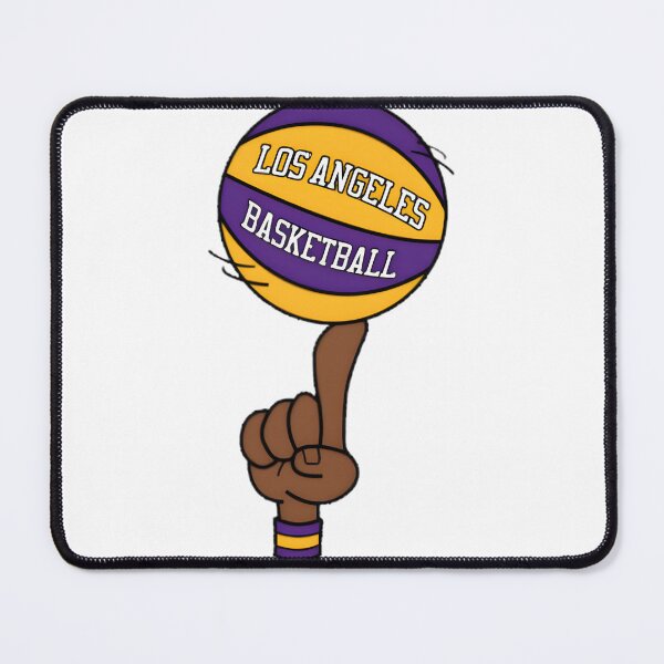 Item preview, Los Angeles Basketball Finger Spin Illustration for Sports Fans and Players designed and sold by Ariesartpage.