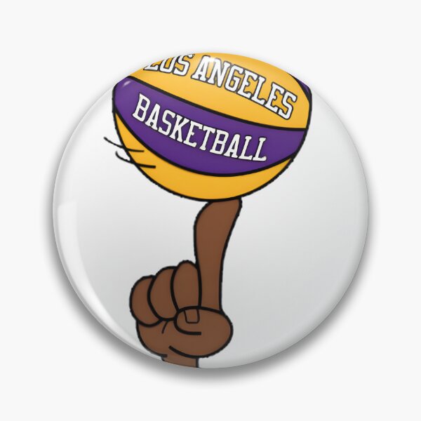 Item preview, Los Angeles Basketball Finger Spin Illustration for Sports Fans and Players designed and sold by Ariesartpage.
